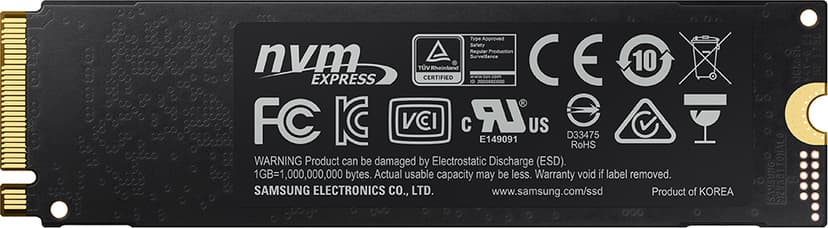 Samsung 970 Pro 1000GB M.2 2280 PCI Express 3.0 x4 (NVMe)