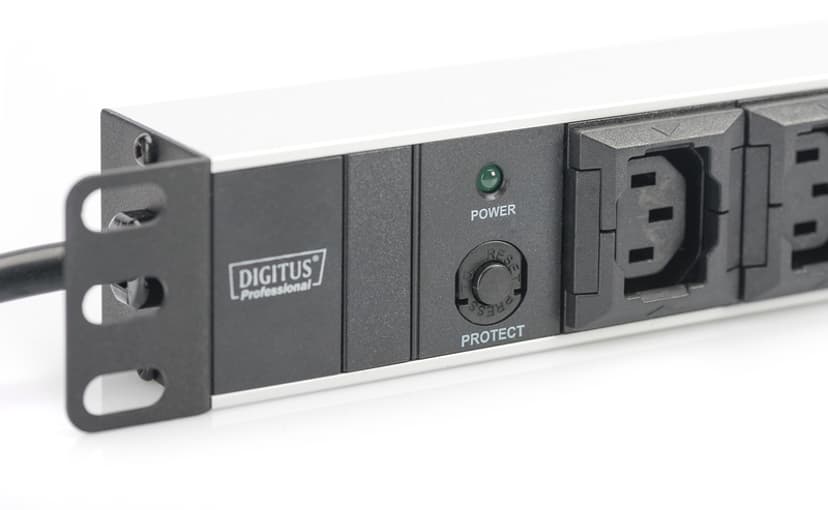 Digitus DN-95404 Grendosa för rack 10st Ström IEC 60320 C13