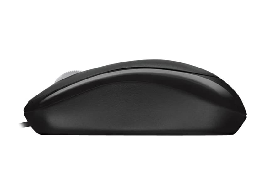 Microsoft Basic Optical Mouse 800dpi Met bekabeling Muis Zwart