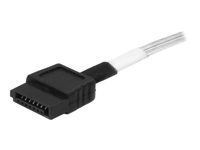 Startech 1m Internal Mini SAS to SATA Cable 1m 36-stifts 4x mini-SAS HD (SFF-8643) Kontakt 7-stifts seriell ATA Kontakt
