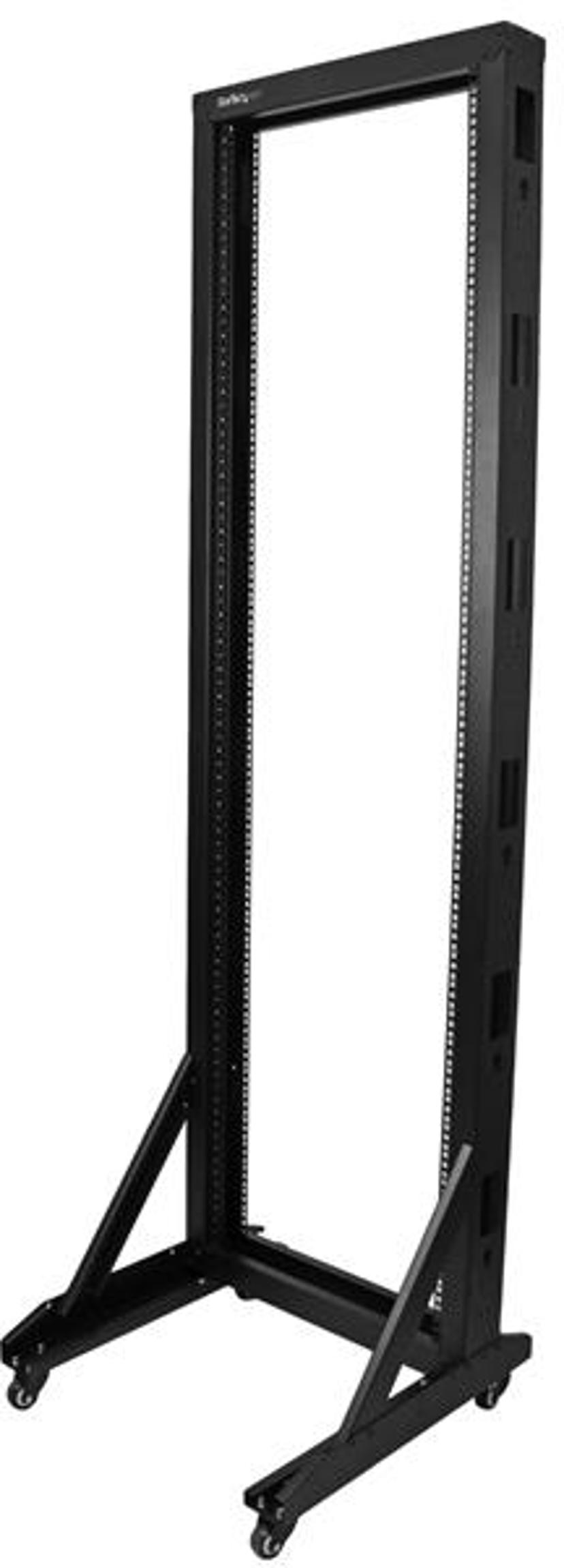 Startech 2-Post Rack for Server Equipment with Casters