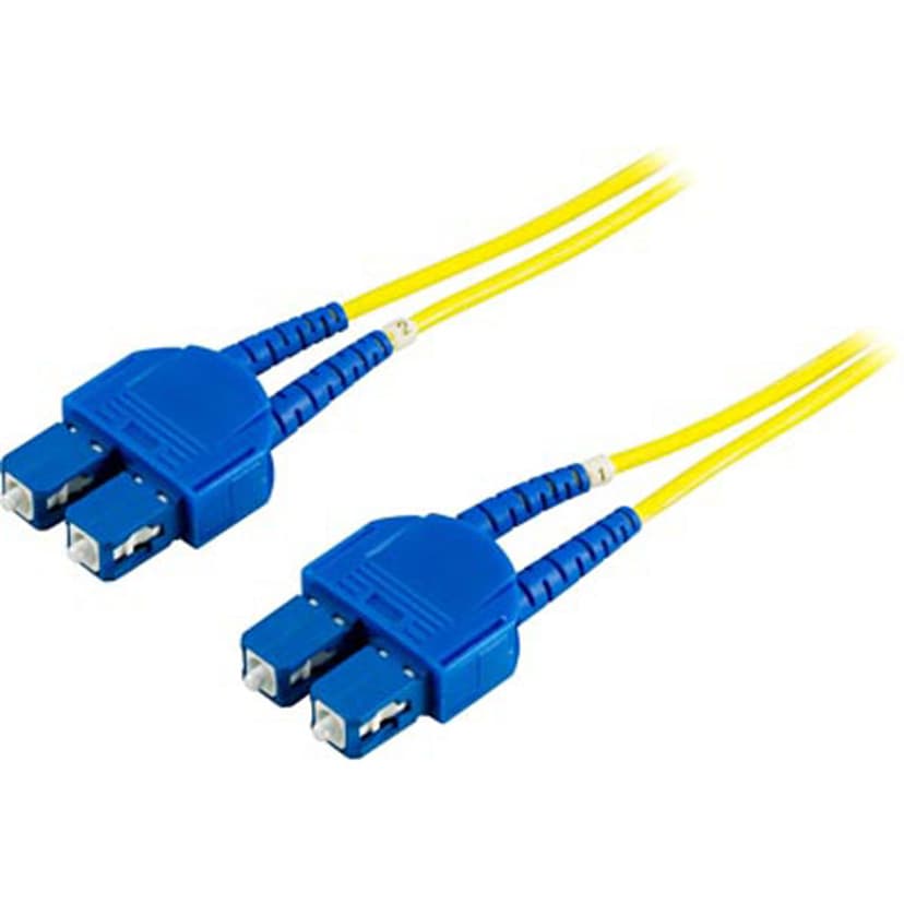 Deltaco Fiberoptisk kabel SC/PC SC/PC OS1 15m