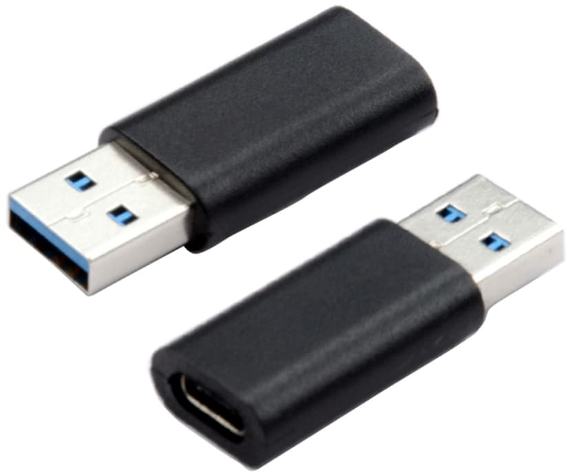 Prokord Adapter USB-C To USB A 9 pin USB Type A Han 24 pin USB-C Hun Sort