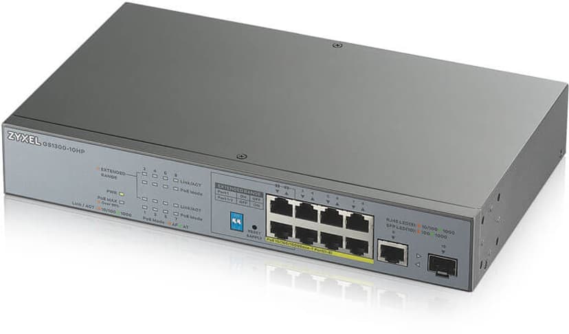 Zyxel GS1300-10HP Surveillance PoE Switch 130W
