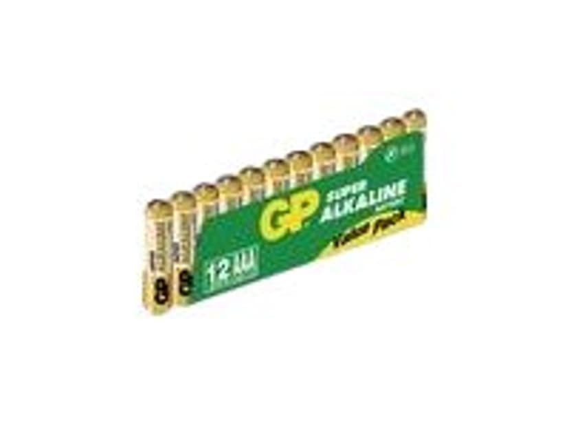 GP Super Batteri Alkaline 12st AAA/LR03 - 1,5