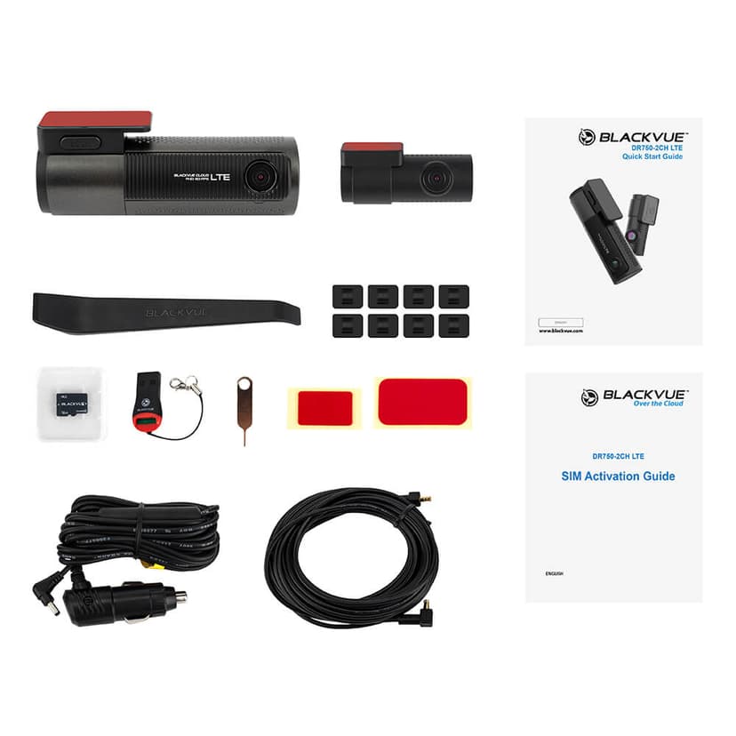 BlackVue Bilkamera DR750-LTE 2CH 32GB Nordic Svart