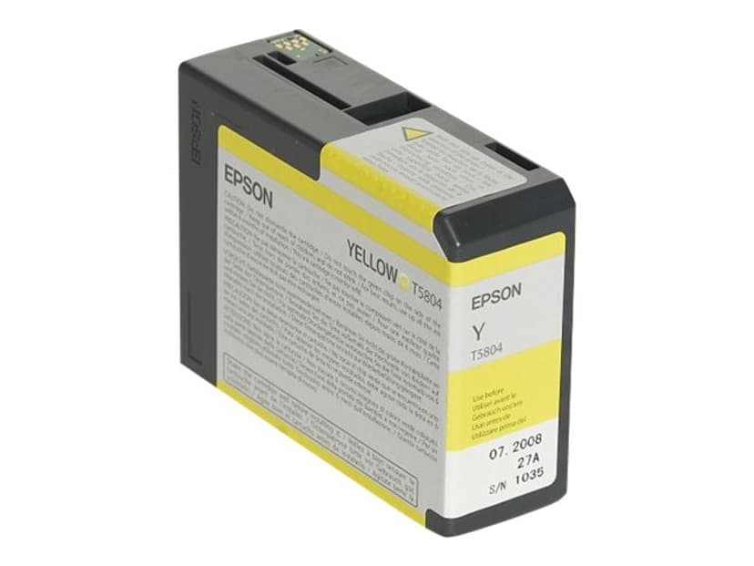 Epson Muste Keltainen T5804 - PRO 3800