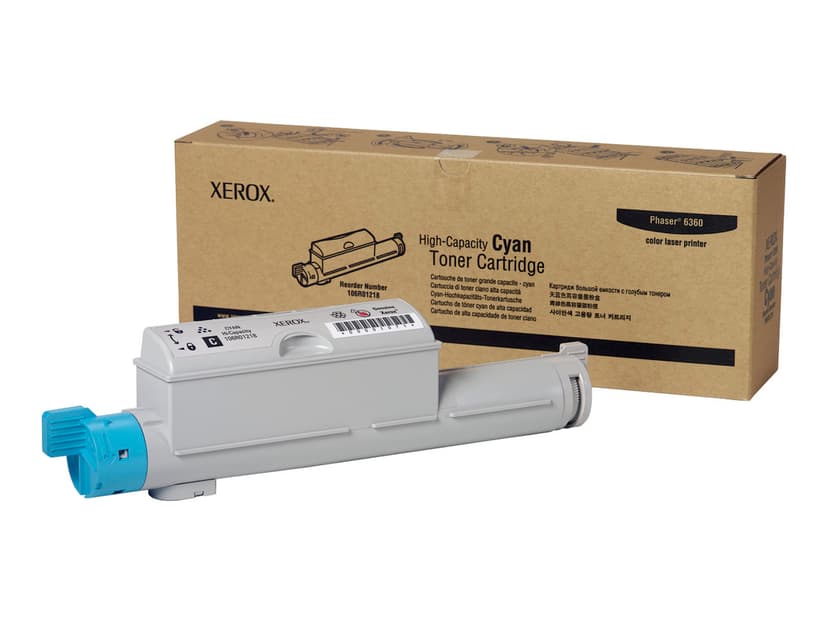 Xerox Toner Cyan 12k - Phaser 6360