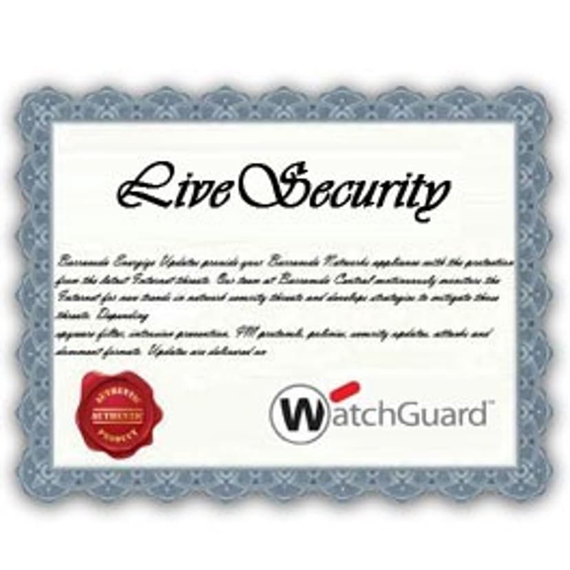 Watchguard XTM 25 1YR Livesecurity Renewal