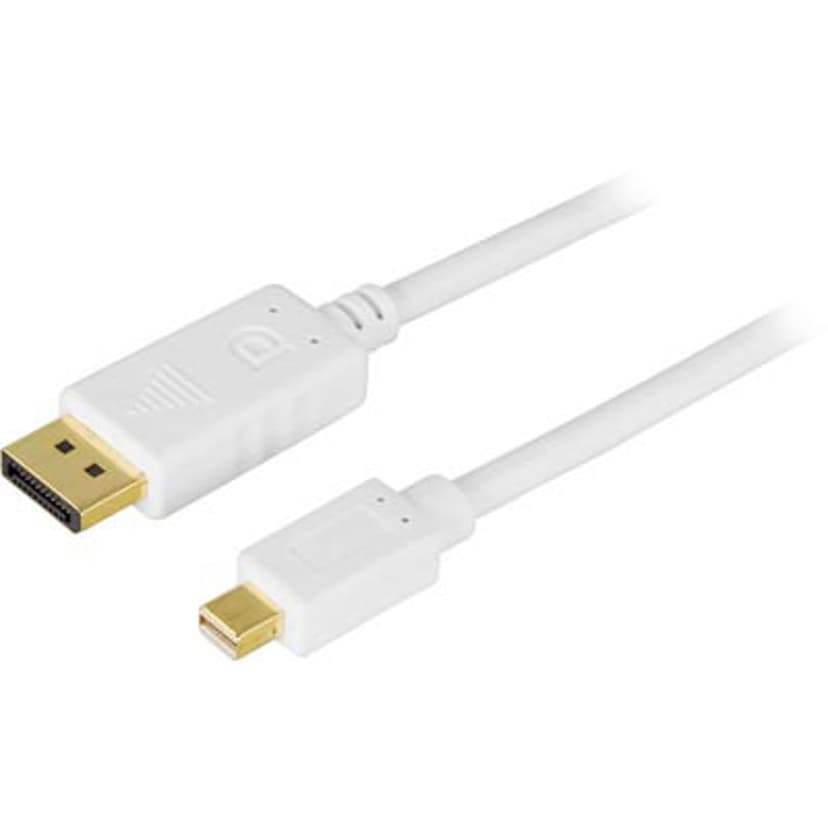 Deltaco Displayport-Kabel 5m DisplayPort Mini Hane 20-stifts DisplayPort Hane