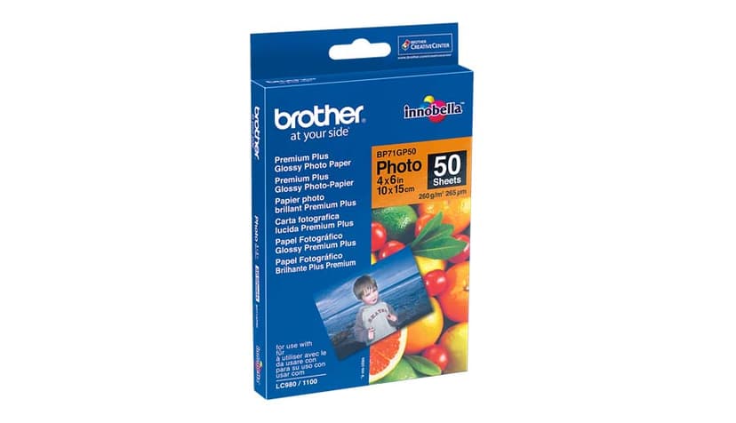 Brother Paper Photo Glossy 10x15cm 50 Sheet