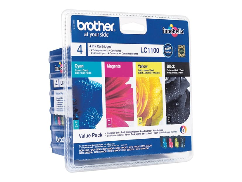 Brother Bläck Multipack LC1100VAL (BK,C,M,Y)
