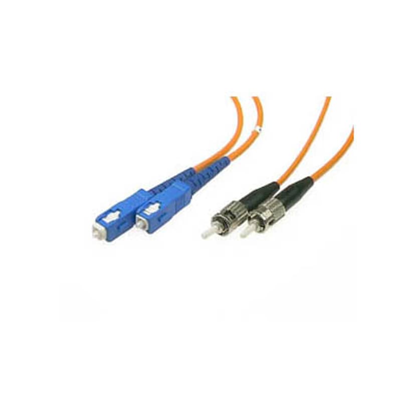 Deltaco Fiberoptisk kabel SC/UPC ST/UPC OM1 2m