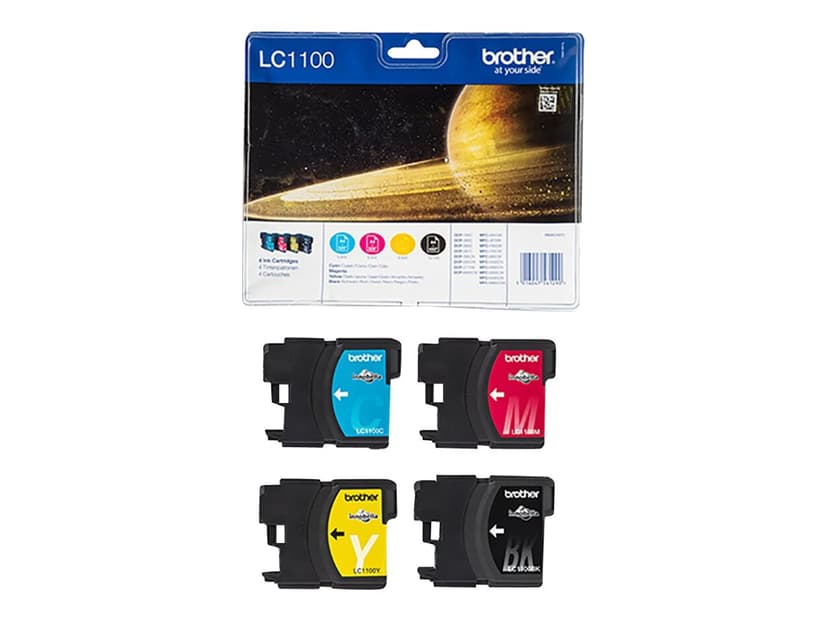 Brother Inkt Multipack LC1100VAL (BK,C,M,Y)