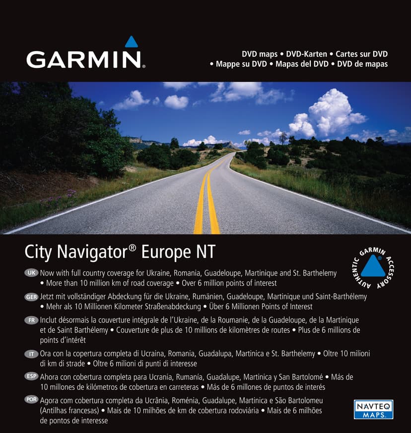 Garmin MapSource City Navigator NT Europe