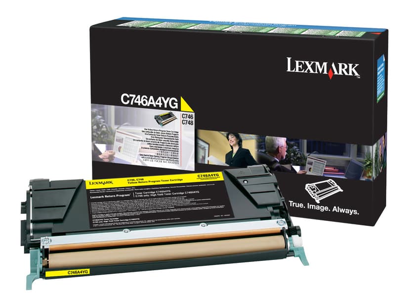 Lexmark Toner Gul 7k - C746/C748 Return