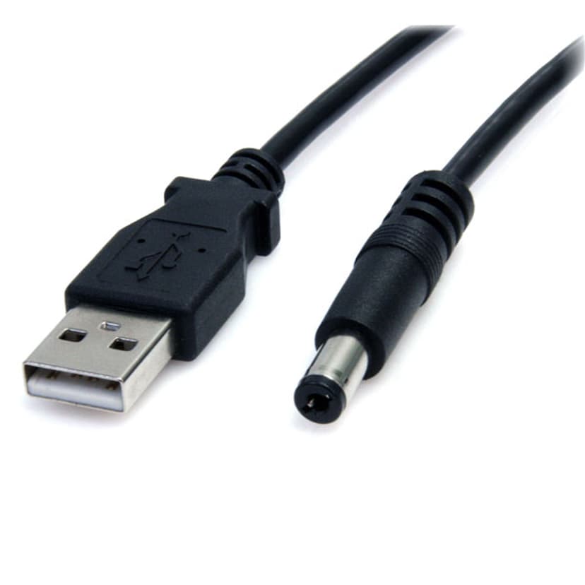 Startech USB to Type M Barrel 5V DC Power Cable 0.91m 4-pins USB type A (kun strøm) Hann Strøm DC-jakk 5,5 mm Hann