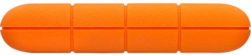 LaCie Rugged Mini 2TB Orange, Sølv