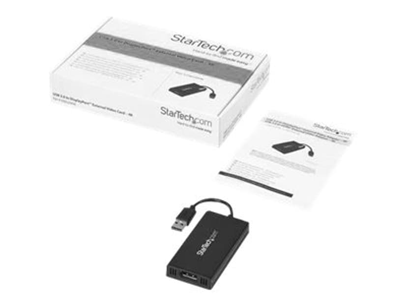 Startech USB 3.0 to 4K DisplayPort External Multi Monitor Video Graphics Adapter ulkoinen videoadapteri 3840 x 2160 DisplayPort