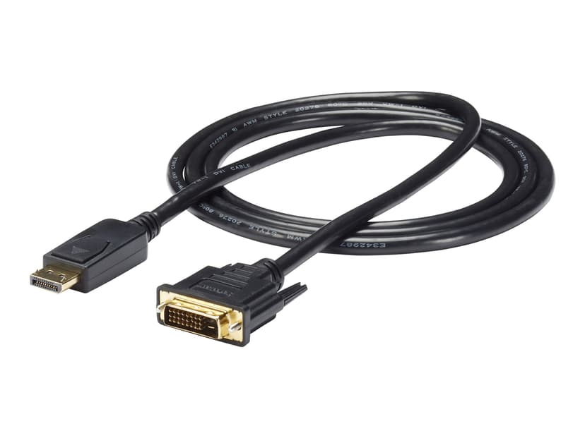 Startech 6 ft DisplayPort to DVI Cable M/M 1.8m DisplayPort Han DVI-D Han