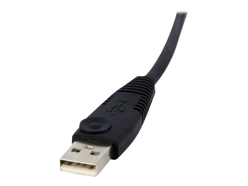 Startech 4-in-1 USB Dual Link DVI-D KVM Switch Cable with Audio and Microphone