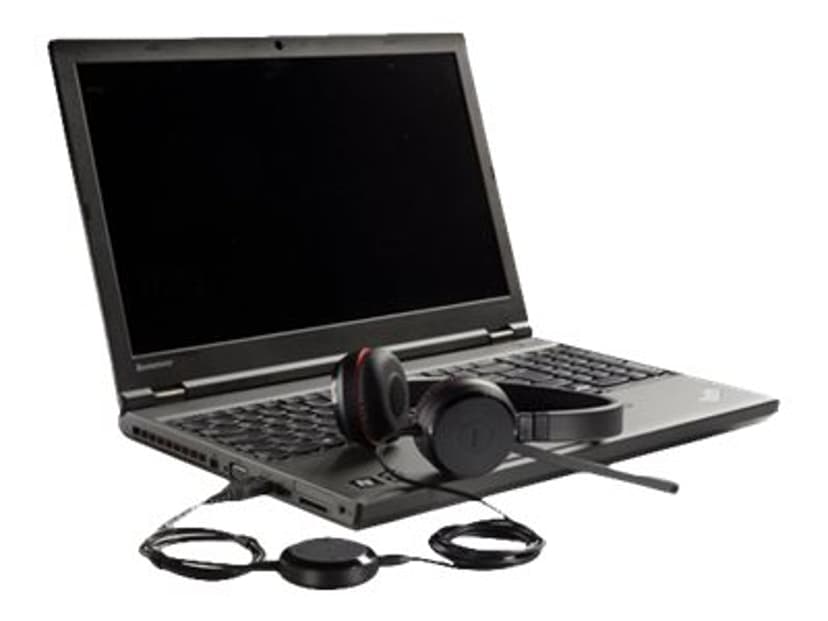 Jabra Evolve 30 II MS 3,5 mm jakkiliitin, USB-A Microsoft Teamsille Musta