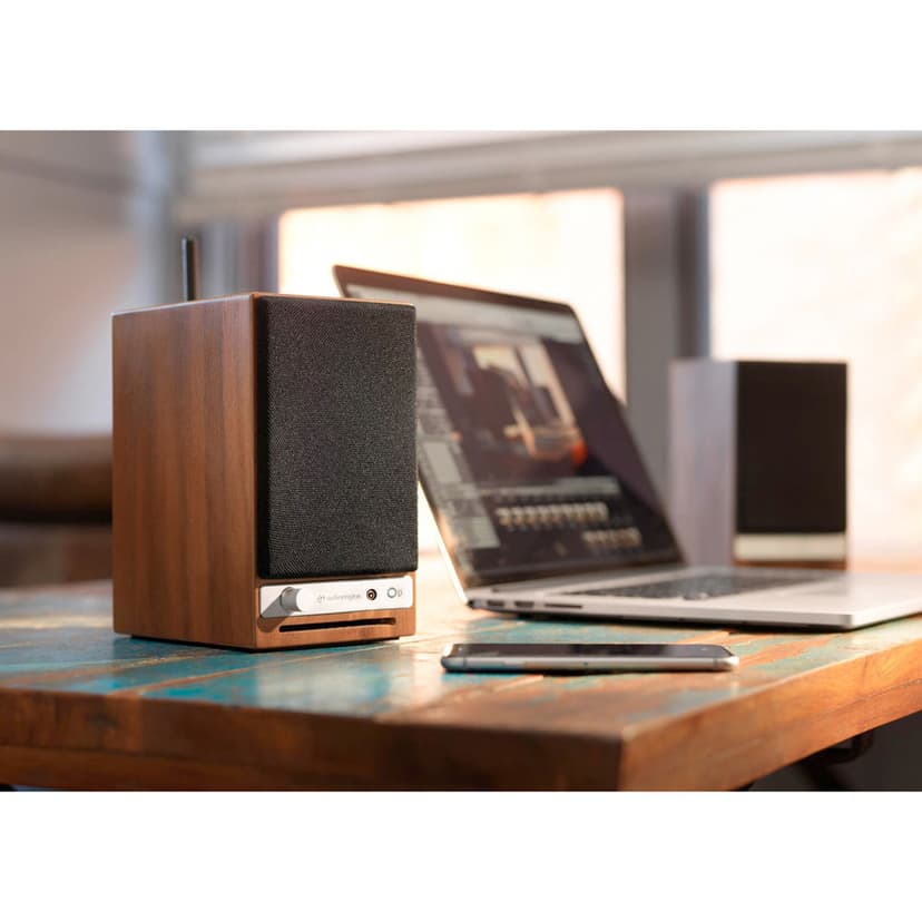 Audioengine HD3 Wireless Speakers Walnut Brun