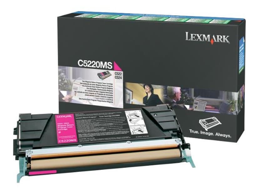 Lexmark Toner Magenta 3k C524/522N Return