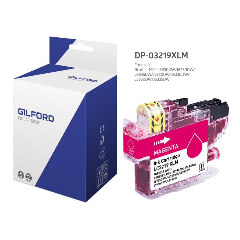 Gilford Inkt Magenta DB-3219Xlm - MFC-J5330/MFC-J6930dw