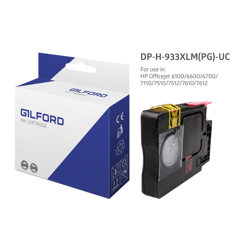 Gilford Bläck Magenta Dh-933Xlm - Oj 6100/6600/6700 Premium