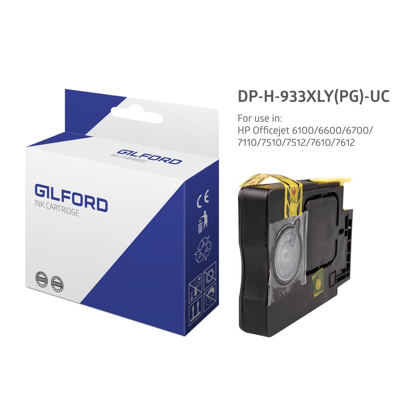 Gilford Inkt Geel Dh-933Xly - Oj 6100/6600/6700 Premium