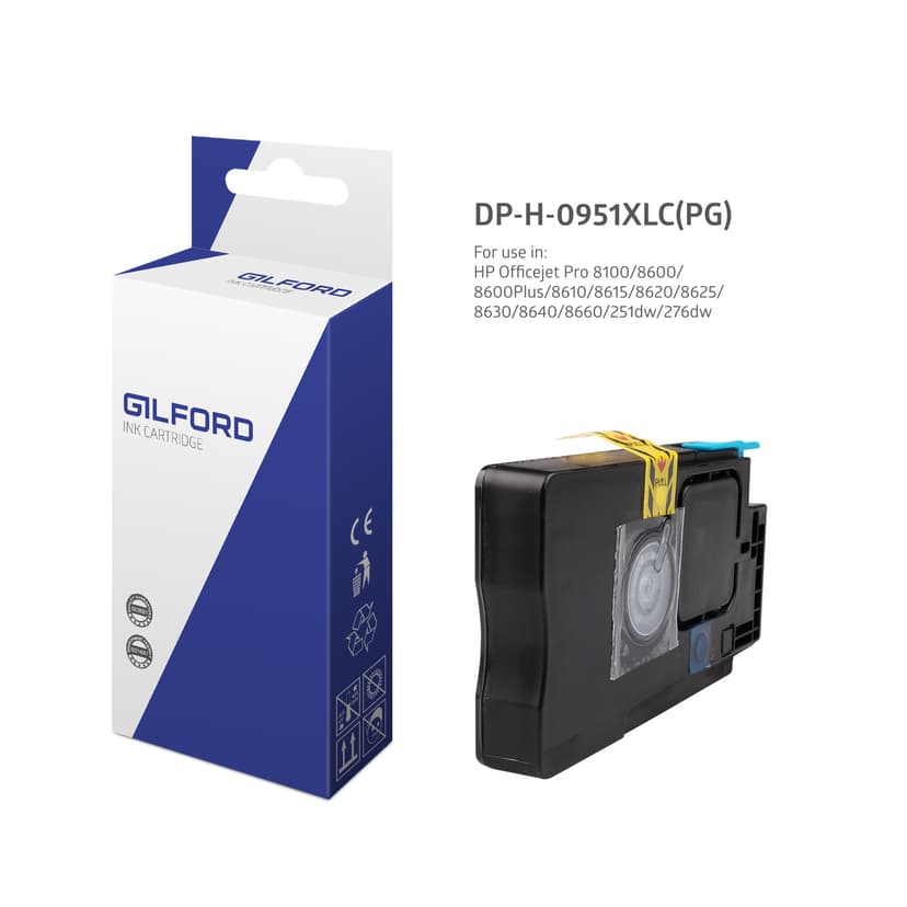 Gilford Inkt Cyaan Dh-951Xlc - Pro 8100