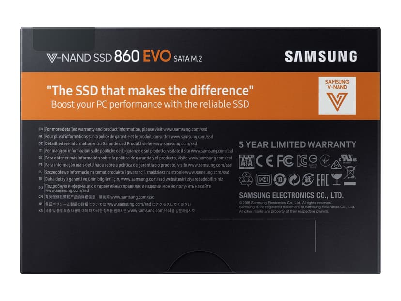Samsung 860 EVO MZ-N6E500BW 500GB M.2 2280 SATA-600