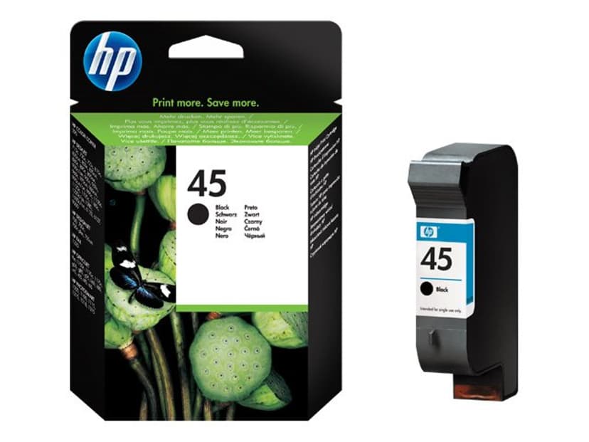 HP Bläck Svart No.45 - OJ/DJ/OfficeJet PRO/DNJ/Photo