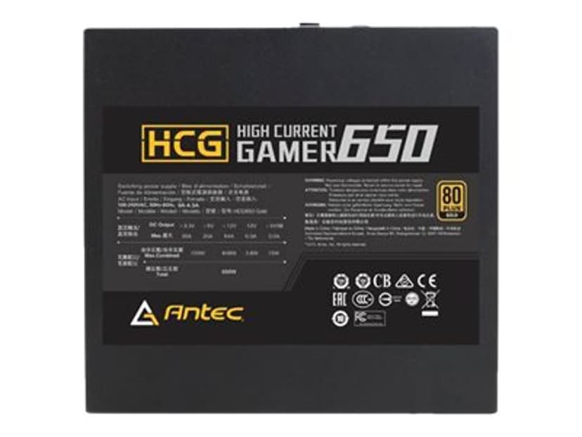 Antec High Current Gamer Gold HCG650 650W 80 PLUS Gold