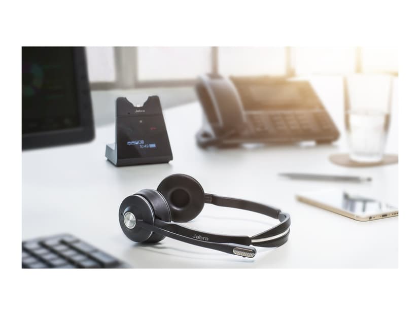 Jabra Engage 75 Headset Skype for Buisness Stereo Svart