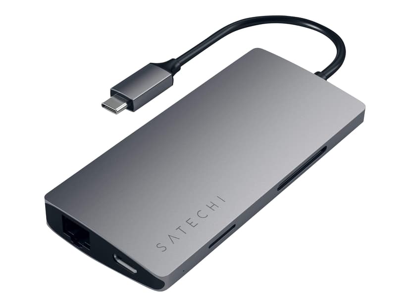 Satechi Multi-Port Adapter V2 USB-C Mini-dockningsenhet