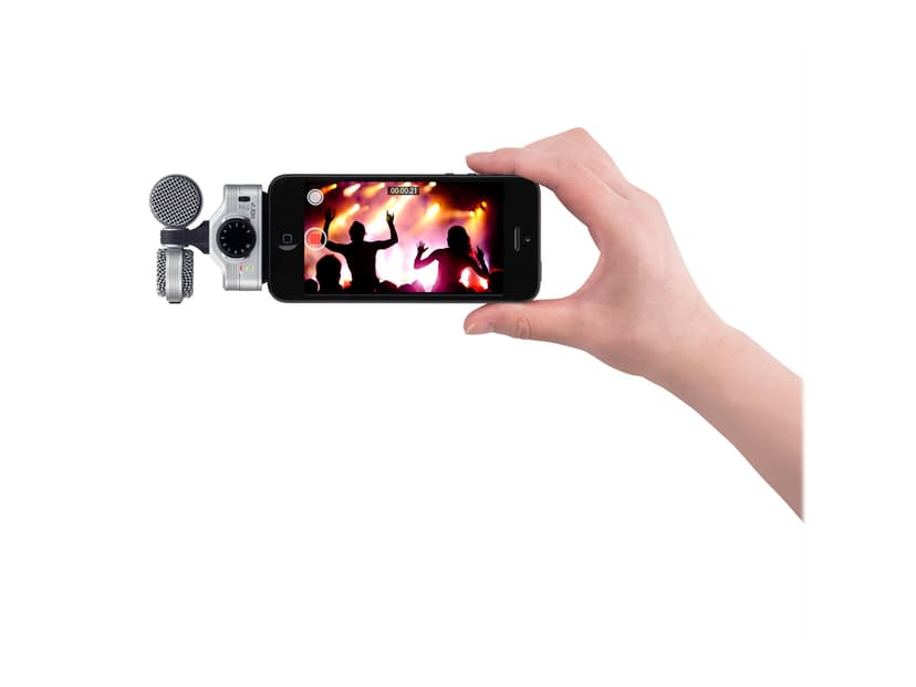 Zoom IQ7 Stereomic For Iphone/Ipad Lightning Silver