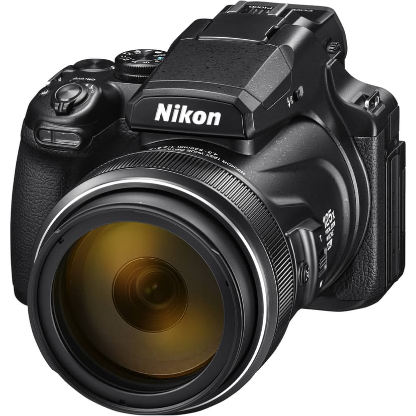 Nikon P1000 125X Zoom Svart