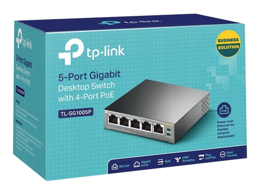 TP-Link TL-SG1005P Gigabit Desktop PoE+ Switch
