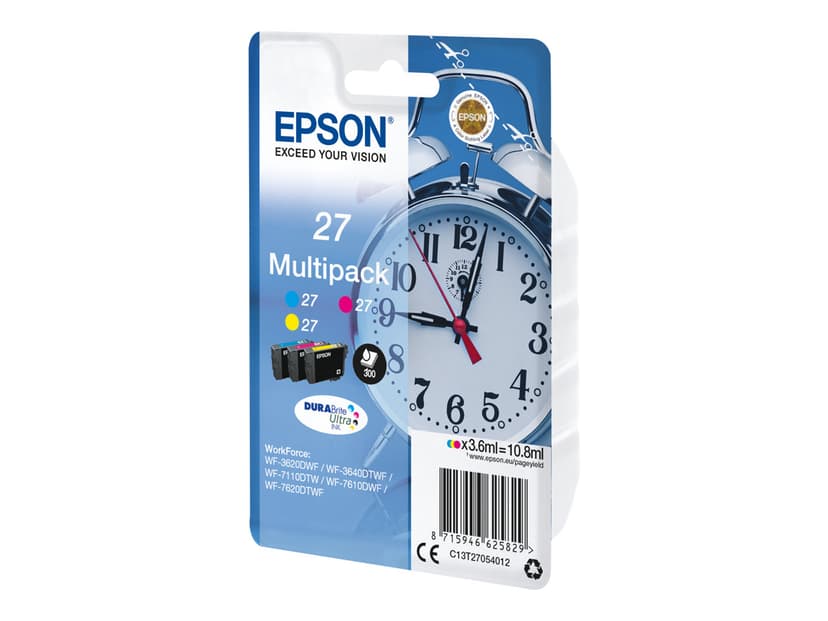 Epson Bläck Multipack 27 (C/m/Y)