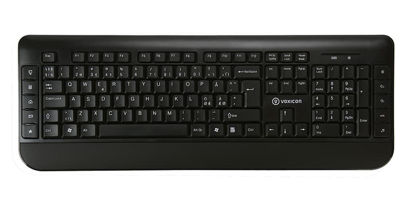 Voxicon Wireless Keyboard And Mouse 270 Nordiska länderna Sats med tangentbord och mus