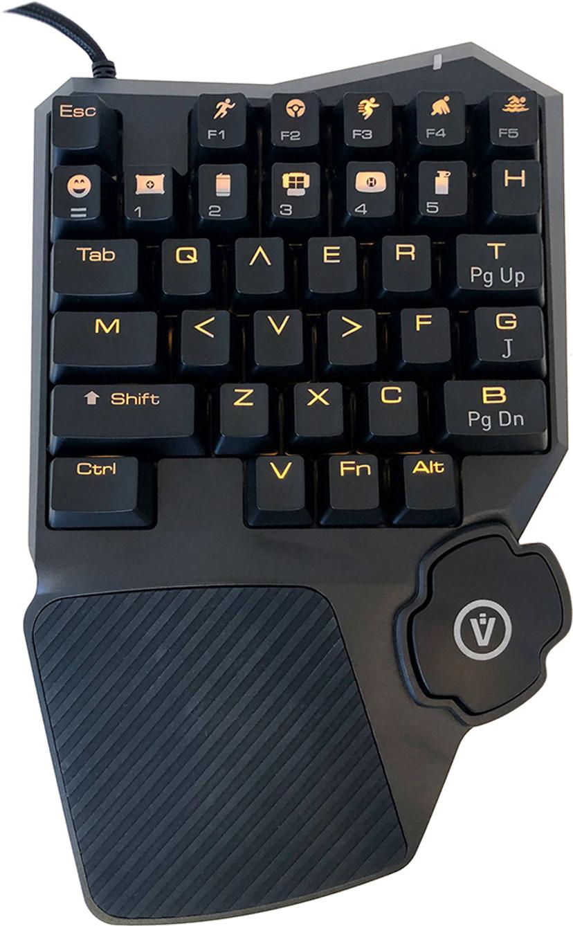 Voxicon Professional Gaming Pad Kabling Tastatur Sort