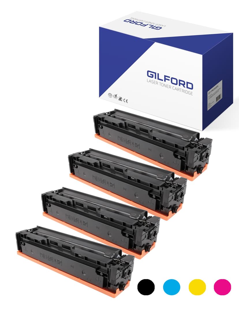 Gilford Värikasetti Kit (B/C/m/Y) 203X 3.2K/2.5K