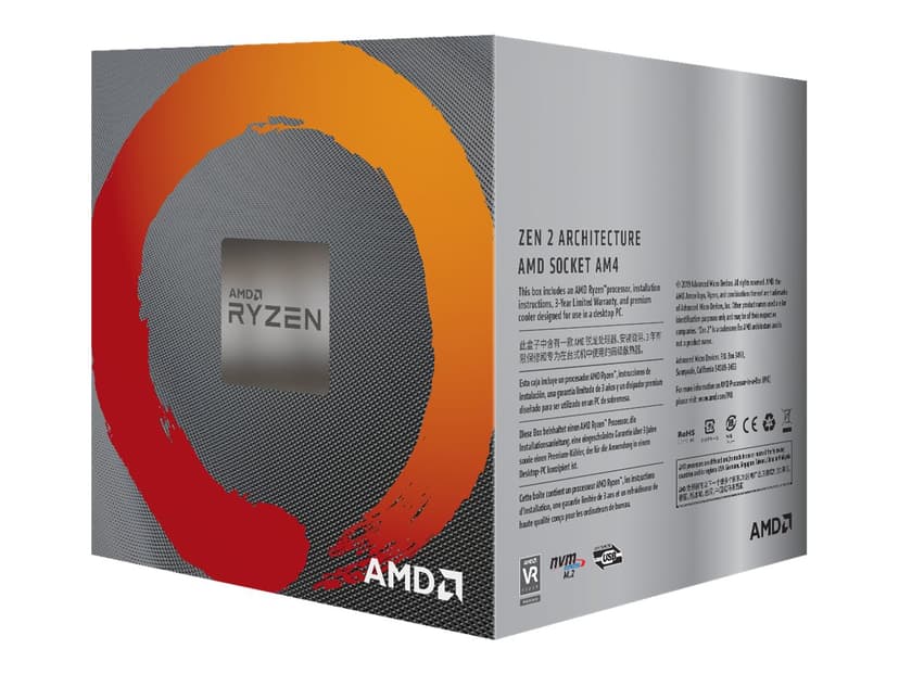 AMD Ryzen 5 3600X 3.8GHz Socket AM4 Prosessor