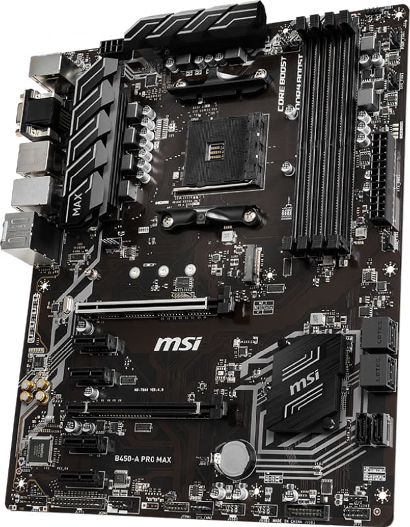 MSI B450-A PRO MAX ATX Bundkort