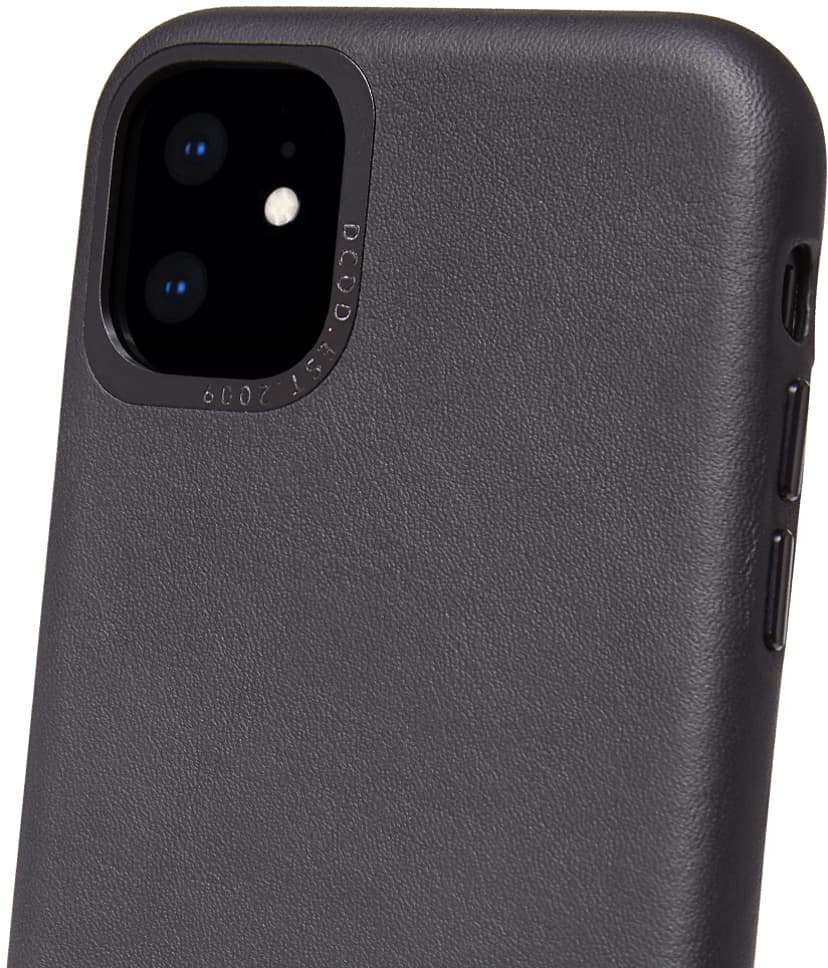 Decoded Leather Backcover iPhone 11 Svart
