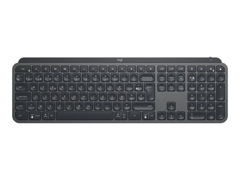 Logitech MX Keys Trådløs US International Sort Tastatur