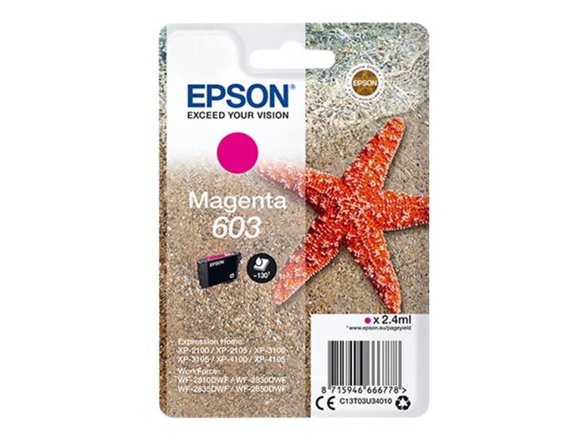 Epson Blekk Magenta 603 2.4ml