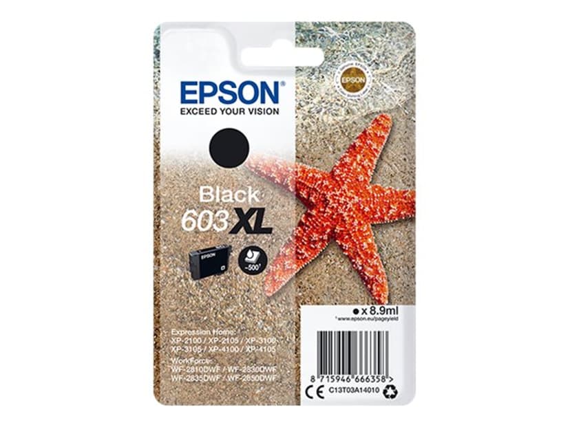 Epson Blekk Svart 603XL 8.9ml